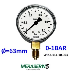 M63R/111.10.063 WIKA   0-1BAR